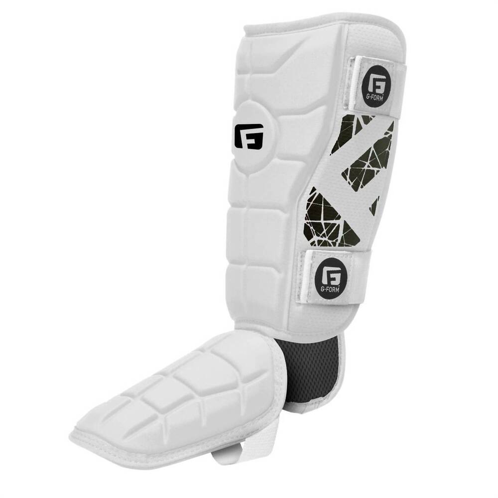 NEW G-FORM g- elite baseball batter's leg guard in white